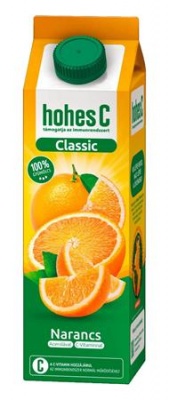Gyümölcslé, 100%, 1l, HOHES C "Classic", narancs-acerola